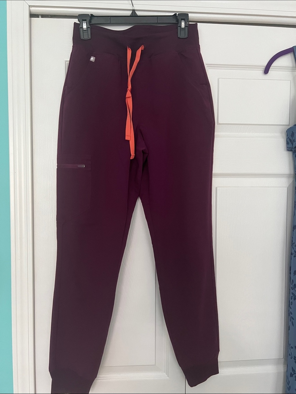 FIGS High-Waisted Jogger Deep Purple